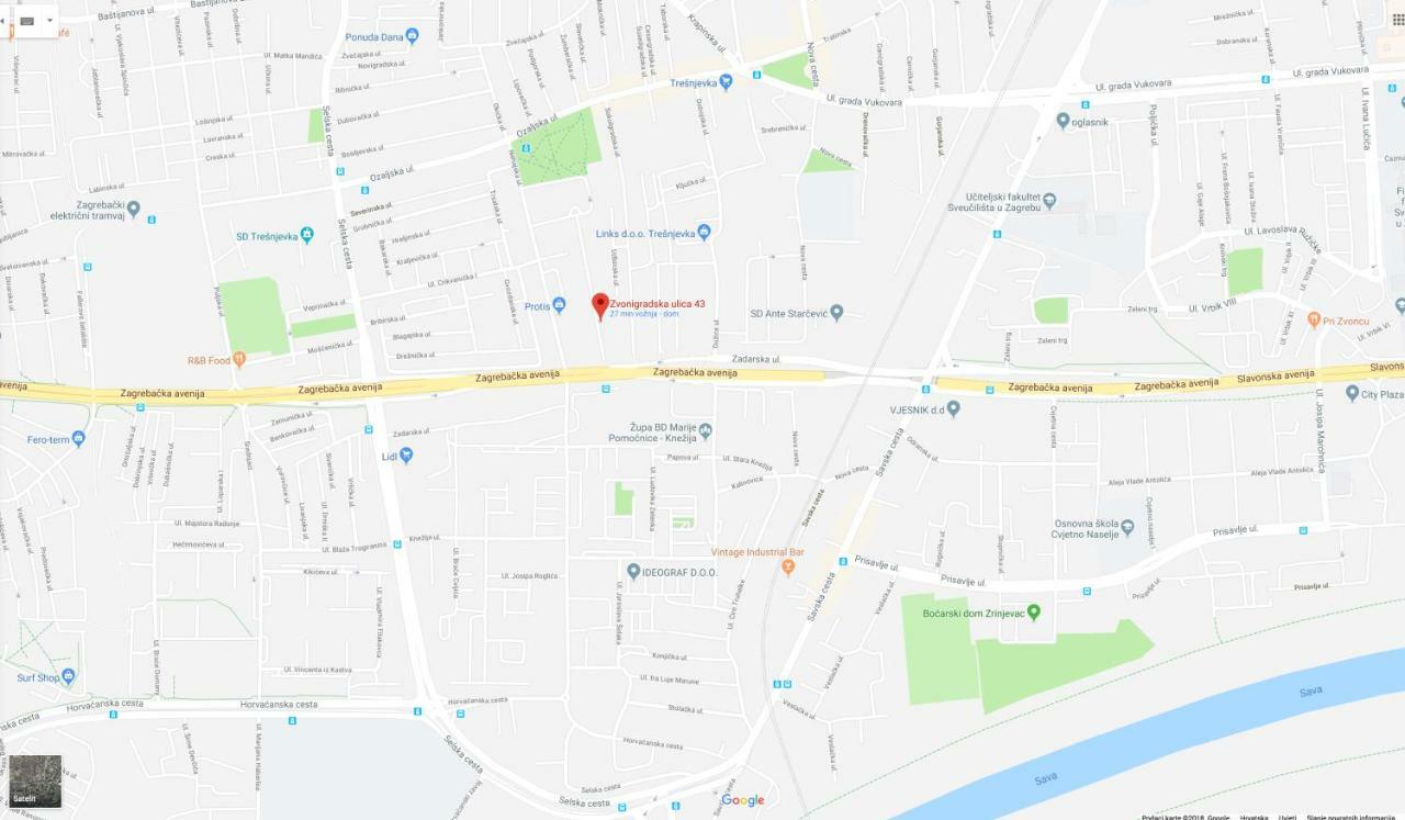 Studio Apartman Tresnjevka Záhřeb Exteriér fotografie